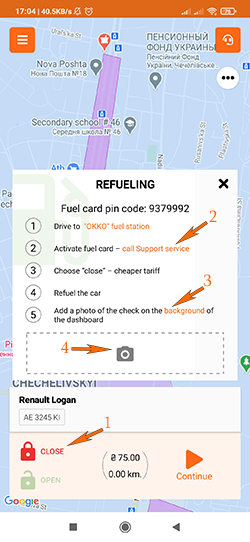 Getmancar app tips for refueling your car